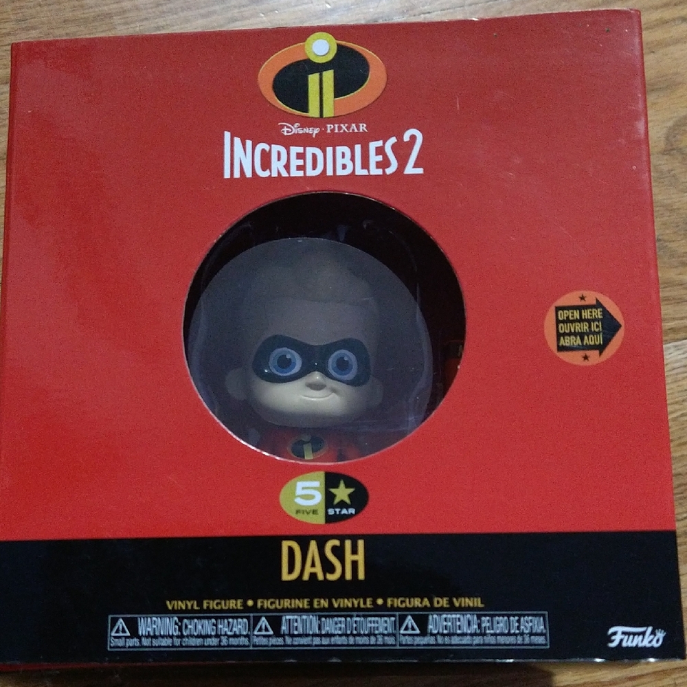 Funko Disney Incredible Dash Vinyl Figure - Red, Black & Yellow